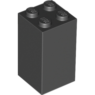 Lego kostka (kostička) 2x2x3, černá (4113241)